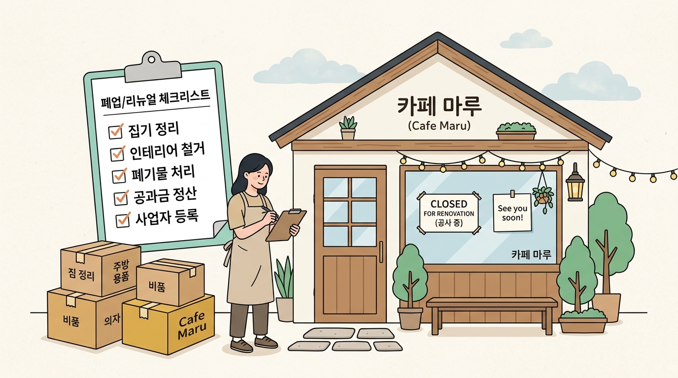소상공인 지원금 중 폐업 점포 철거비 및 원상복구 안내 이미지